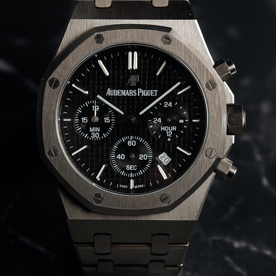 Audemars Piguet Royal Oak Men’s Watch – Luxury Stainless Steel Chronograph
