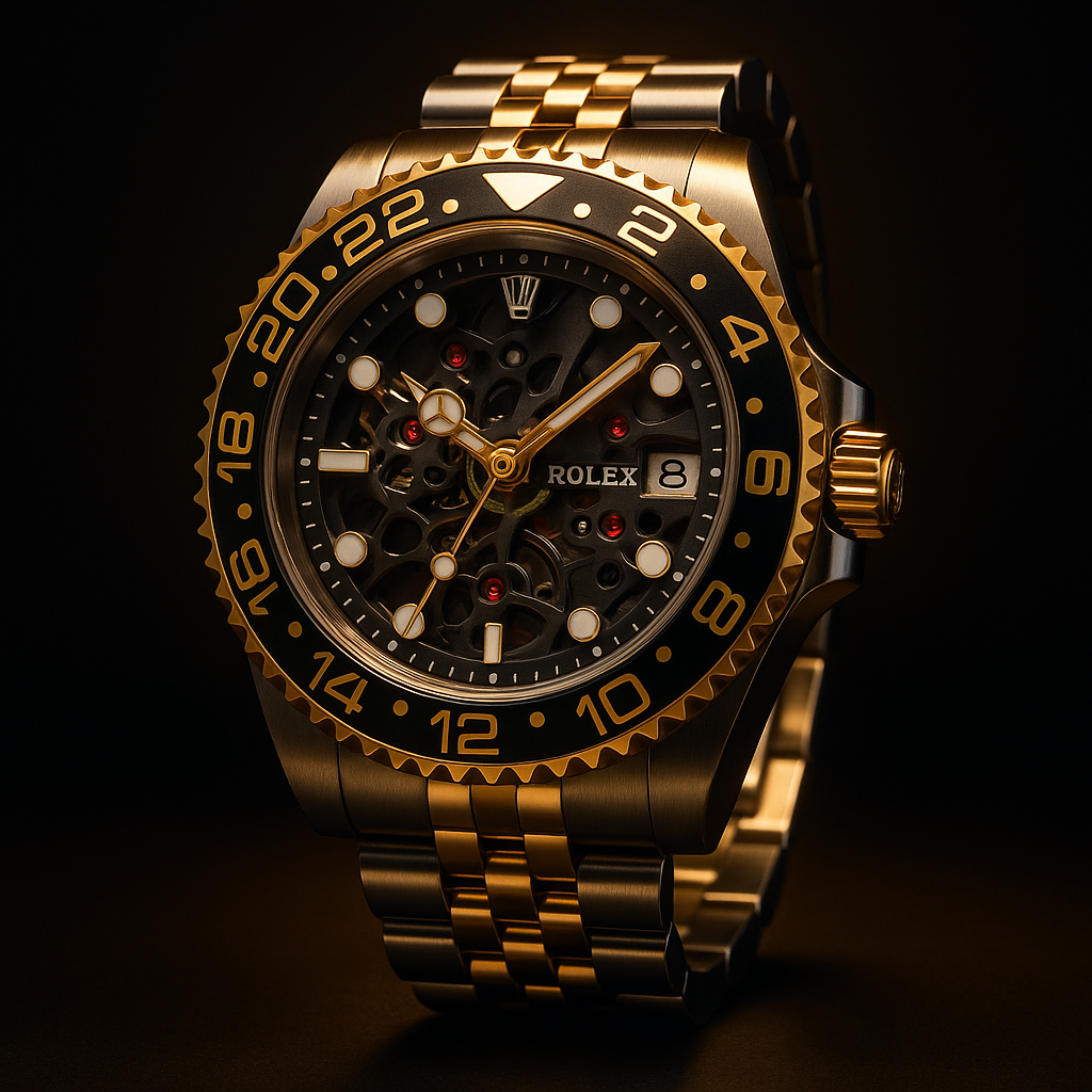 Rolex GMT-Master II Skeleton Dial | Two-Tone Automatic Luxury Watch