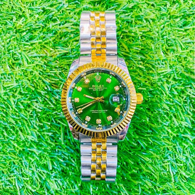 Rolex Datejust 36mm - Green Dial, Diamond Markers, 100m Water Resistant