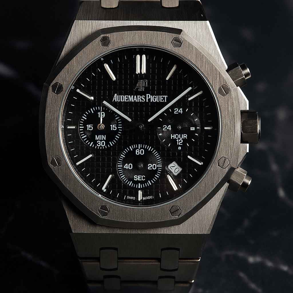Audemars Piguet Royal Oak Men’s Watch – Luxury Stainless Steel Chronograph